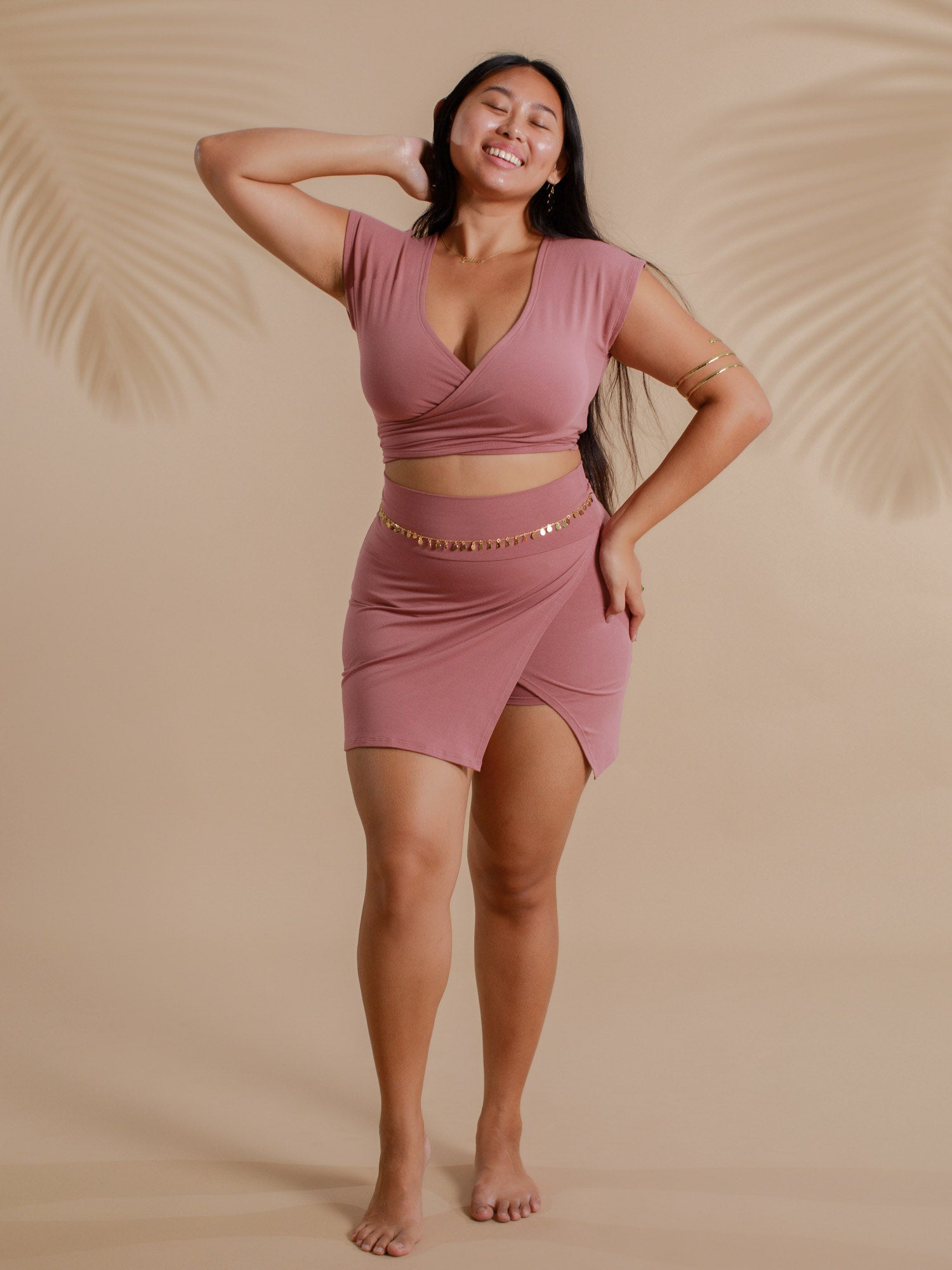 Anaya Top (5-Way) - Dusty Rose
