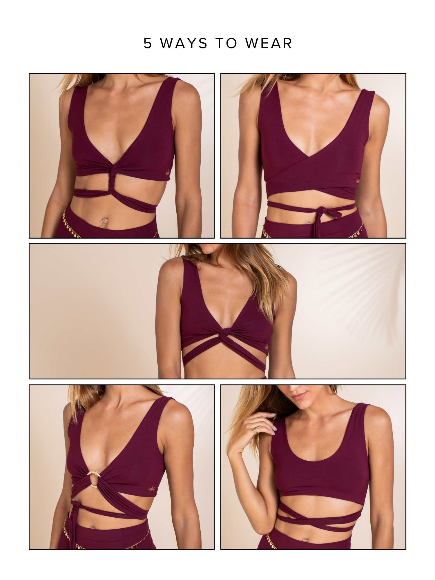 Reversible Artemis Top (5-Way) - White Quartz