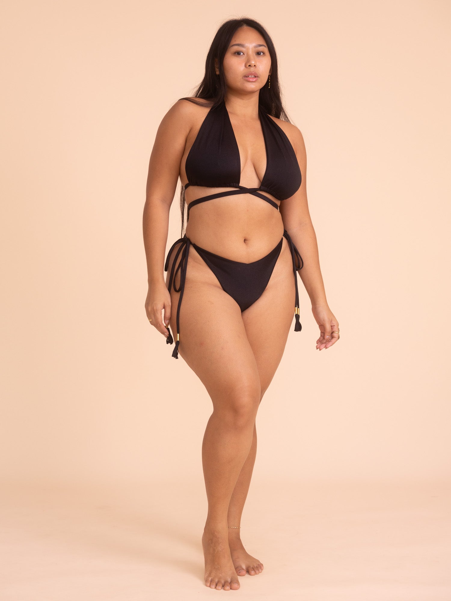 Calypso Bikini Bottom - Black Onyx