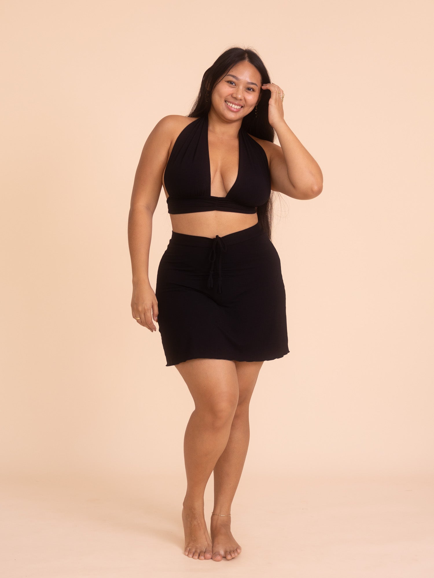 Diana Mini Skort - Black Onyx
