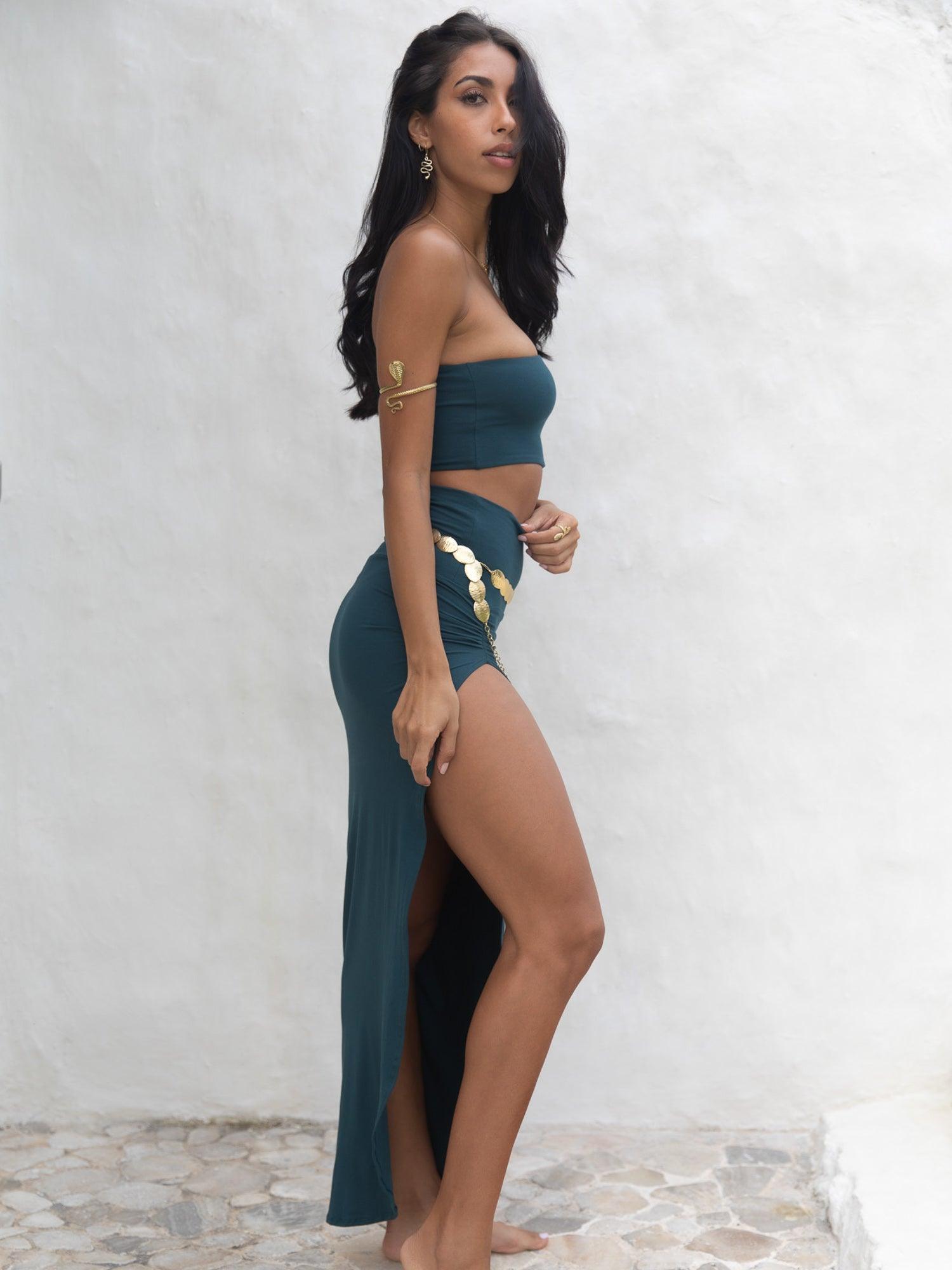 Zahra Top - Atlantis Blue