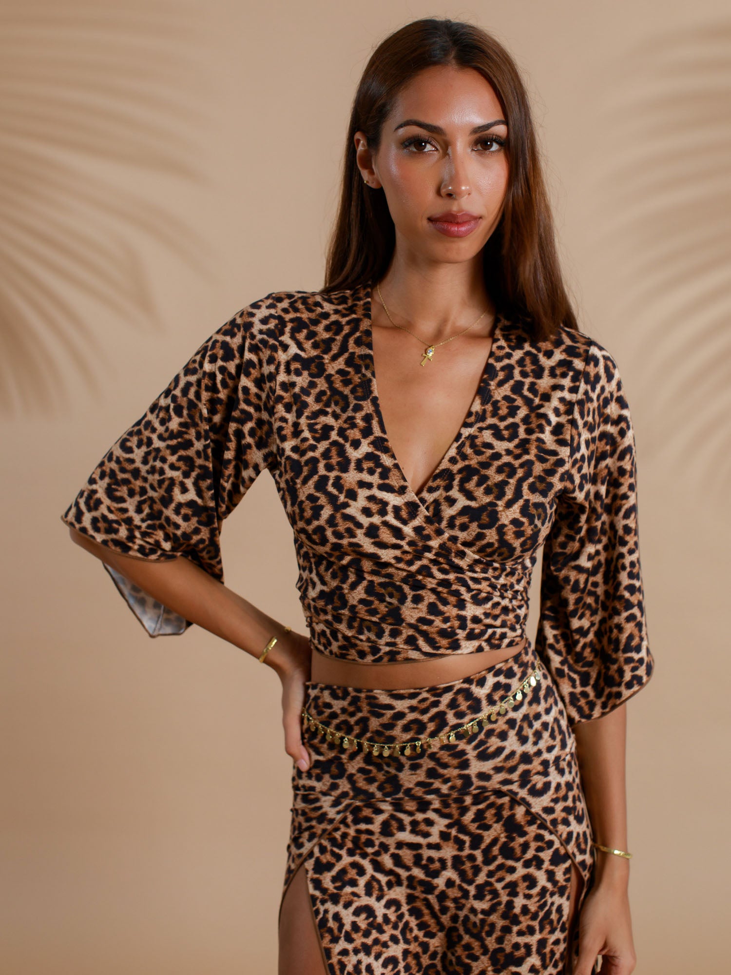 Geisha Top (5-Way) - Organic Leopard