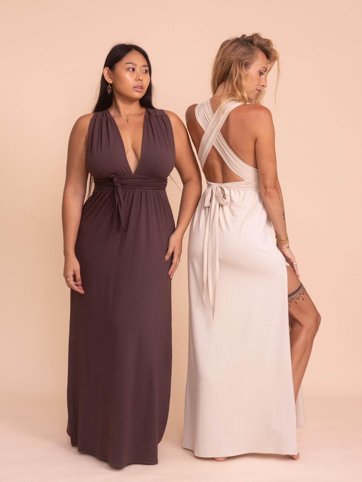 Aurora Dress - Sandy Pearl