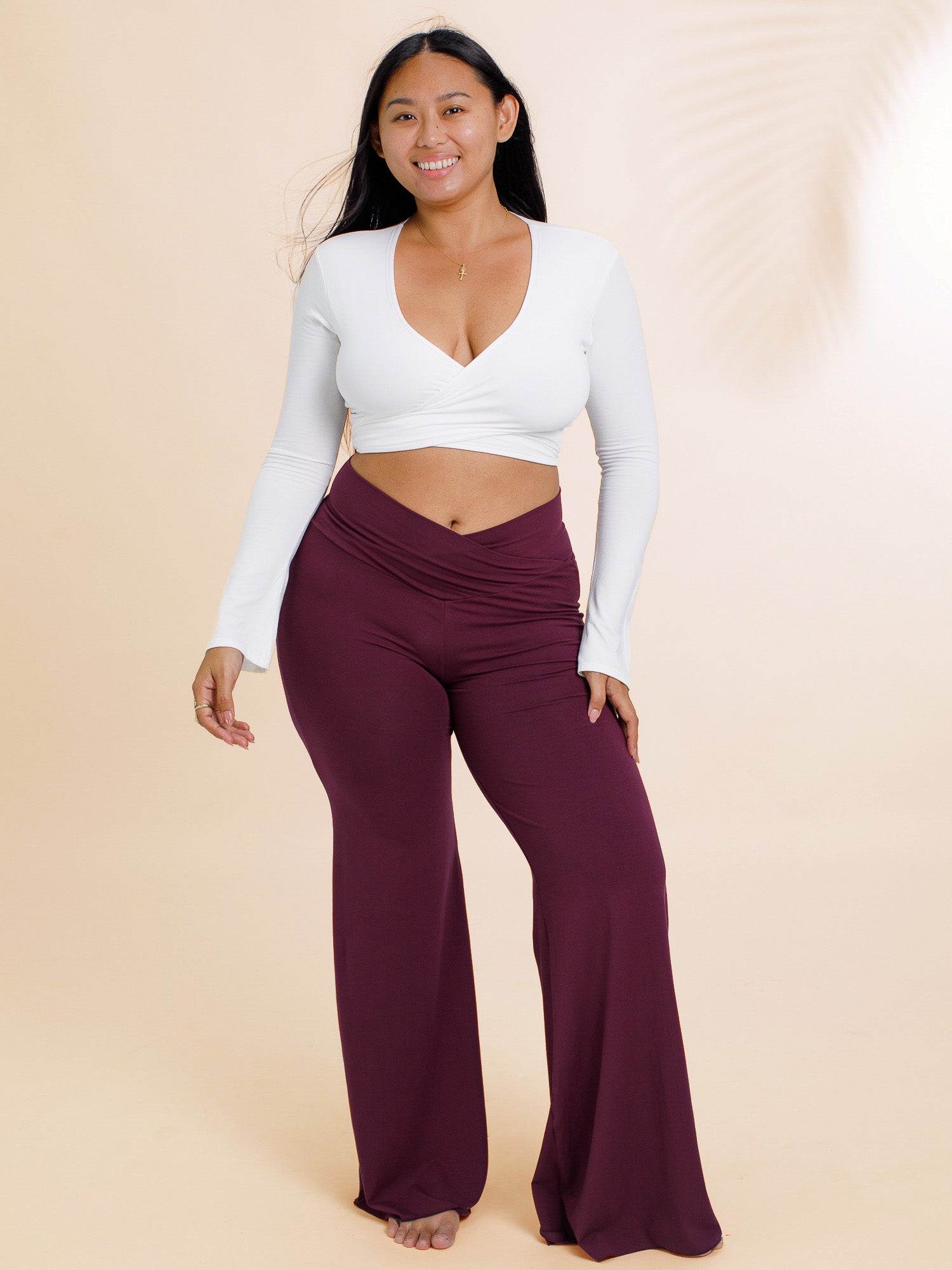 Freya Flare Pant | Soft, Stretchy, and Sexy Bamboo Viscose | Royal