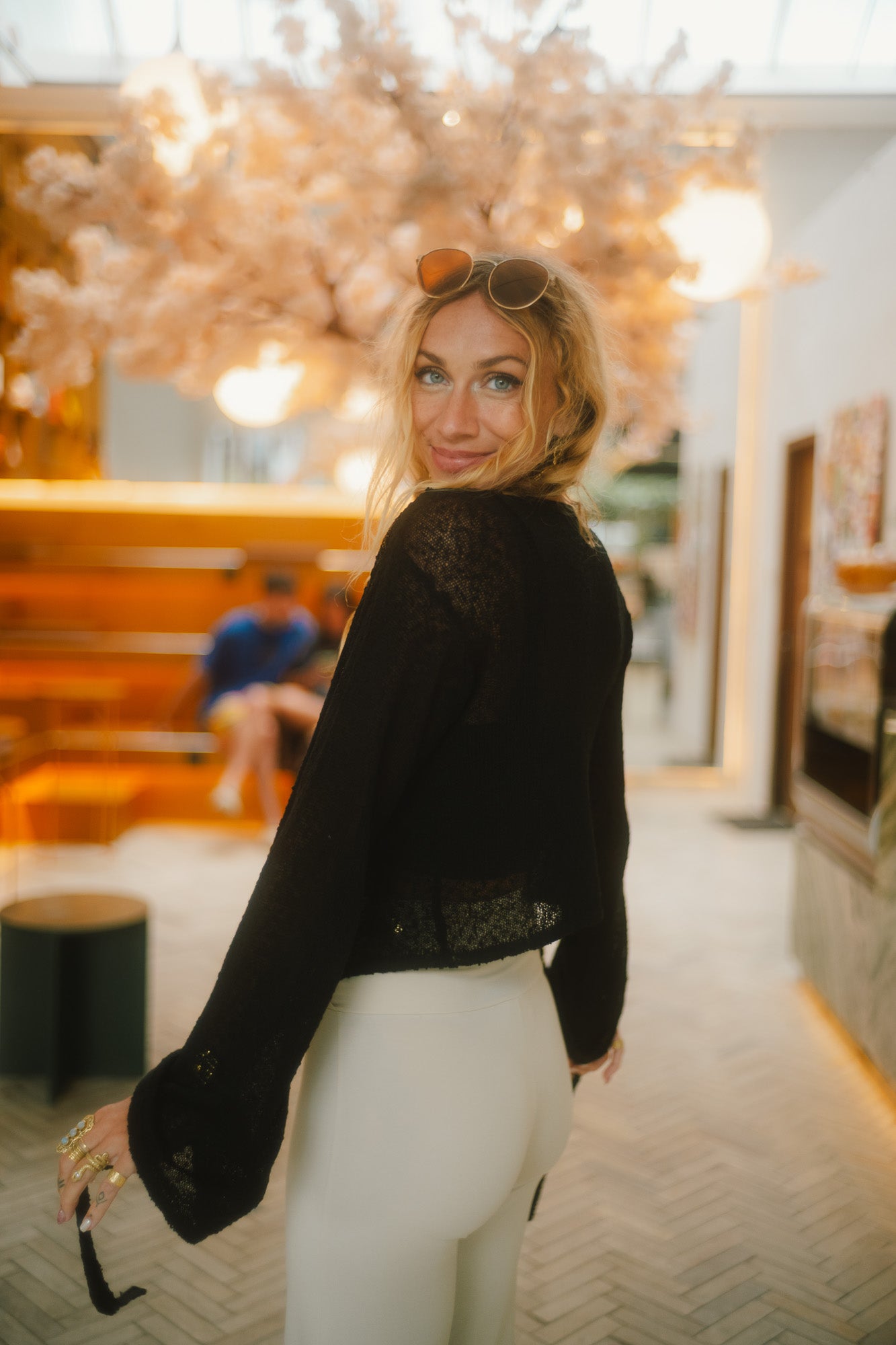 Olivia Knit Top (4-Way) - Black Onyx