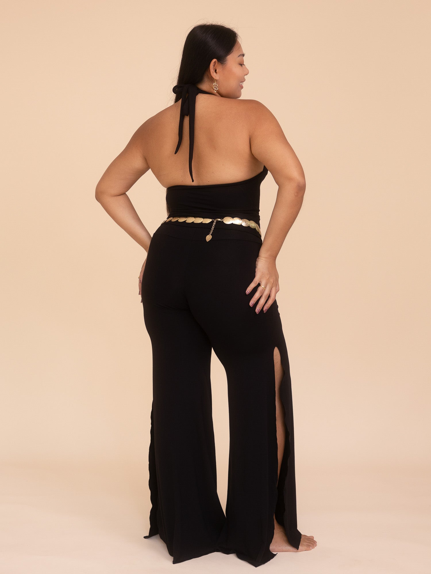 Long Celeste Top - Black Onyx
