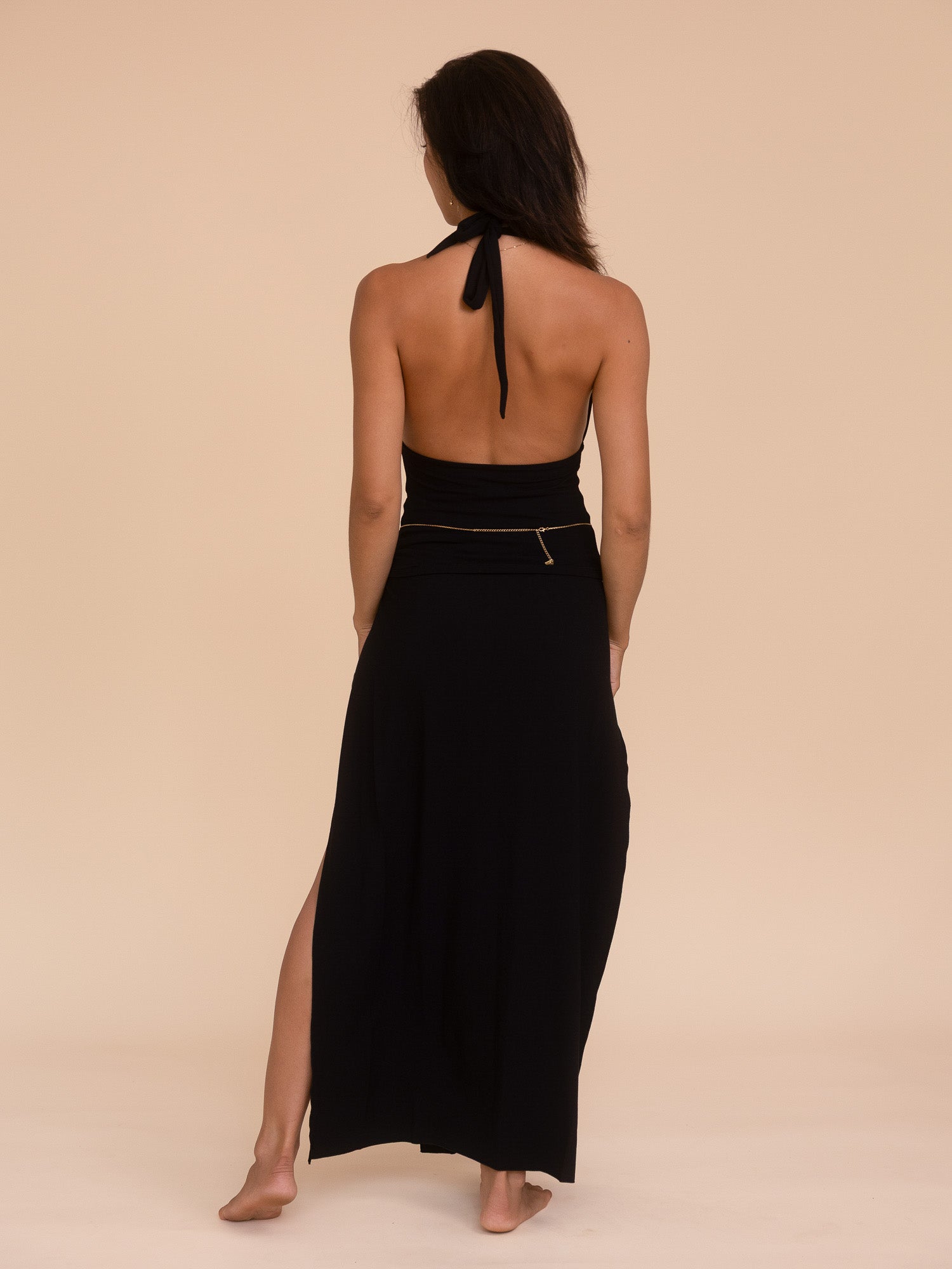 Long Celeste Top - Black Onyx