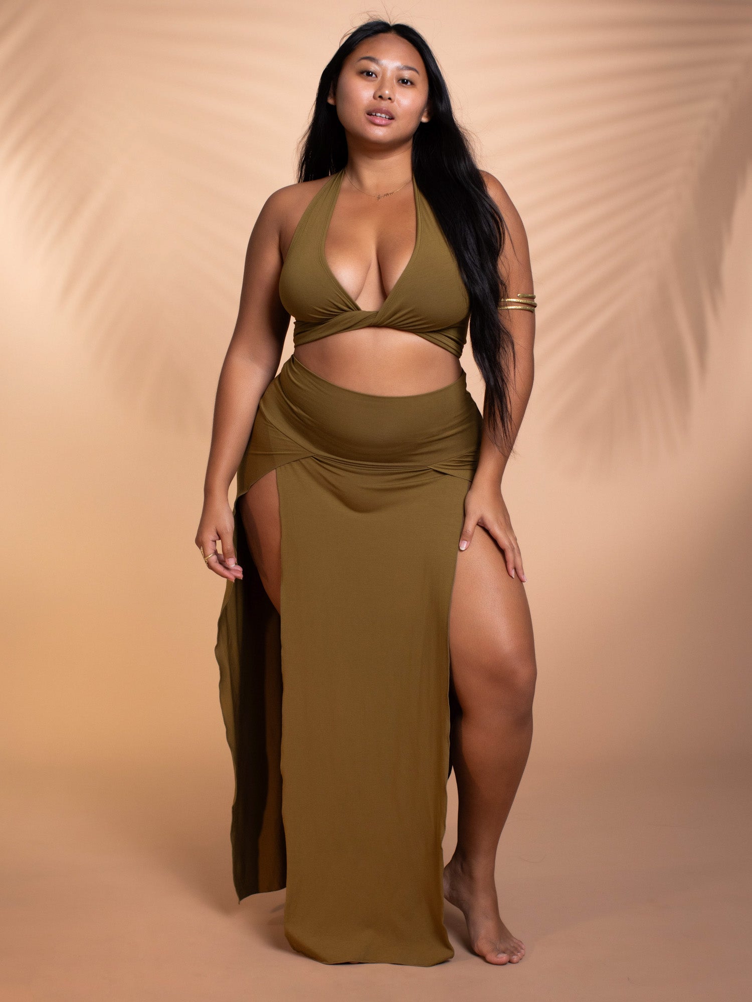 Cleopatra + Serpent Set - Olive