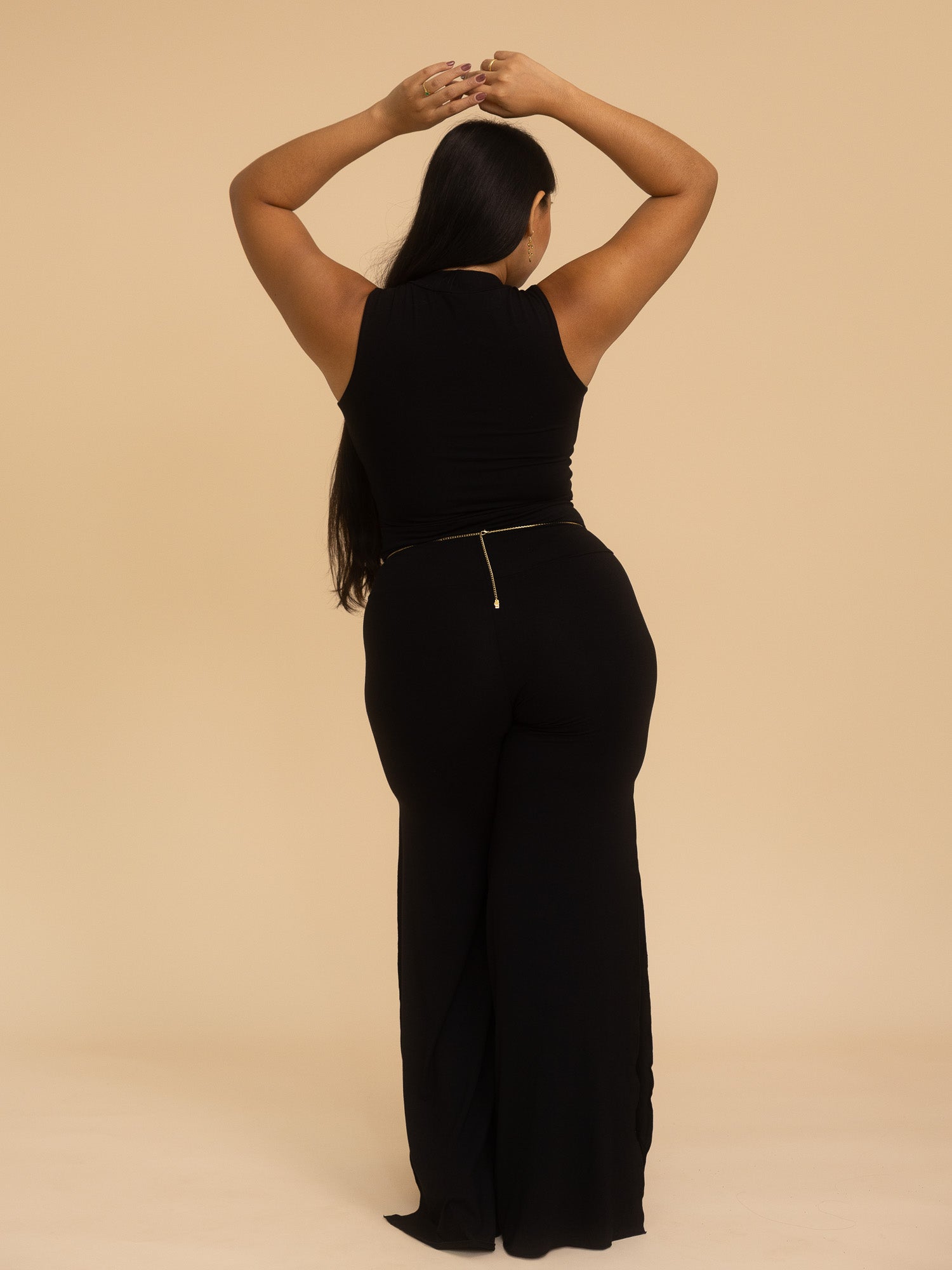 Sleeveless Sekhmet Top - Black Onyx