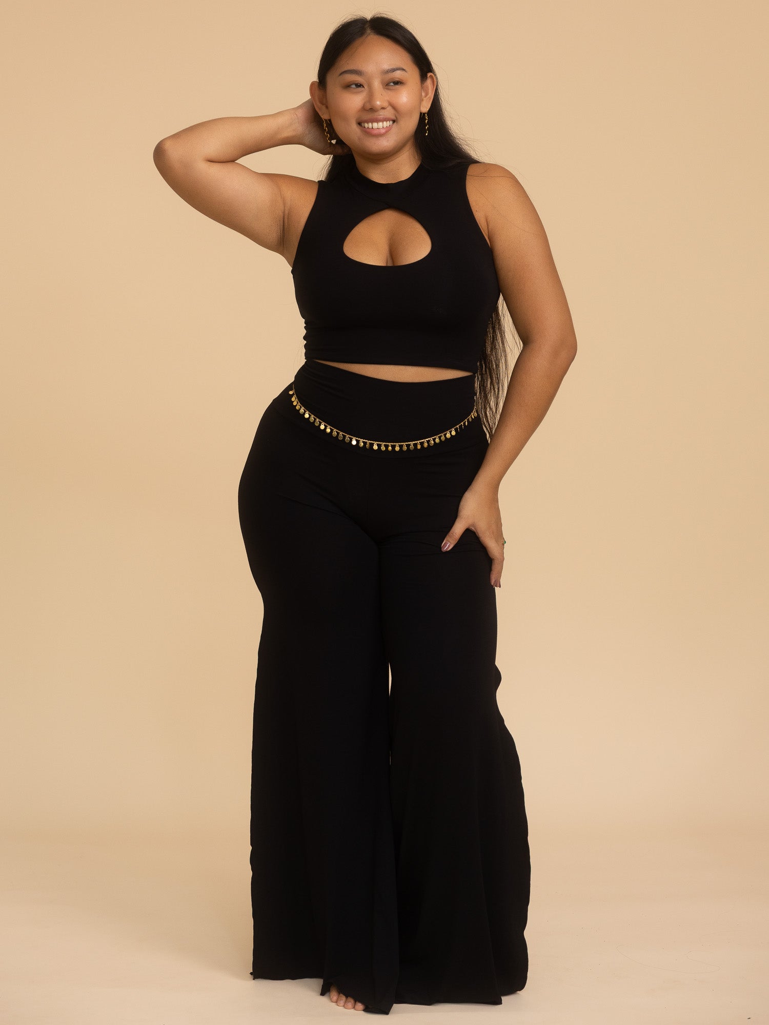 Sleeveless Sekhmet Top - Black Onyx