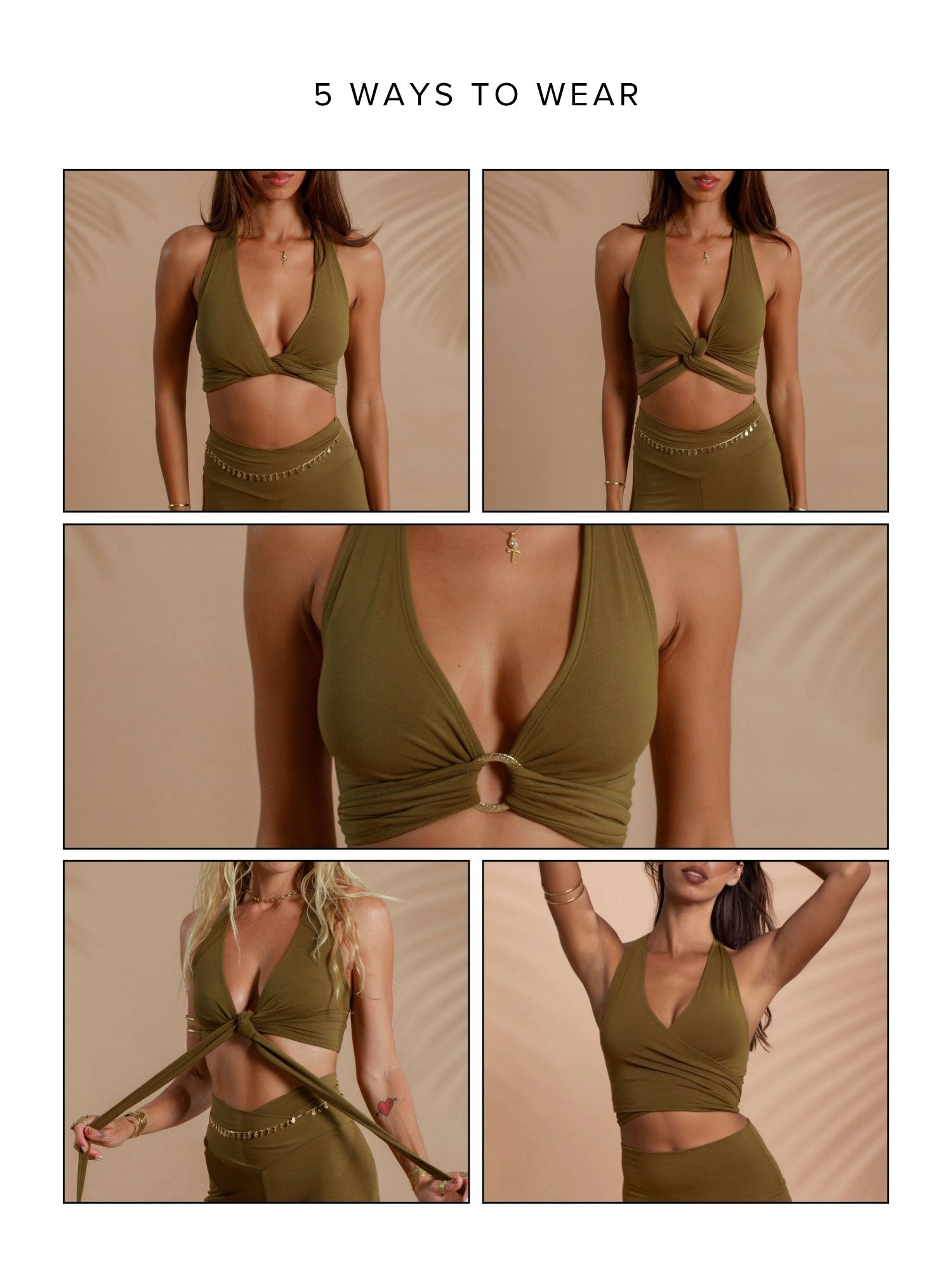 Cleopatra + Serpent Set - Olive