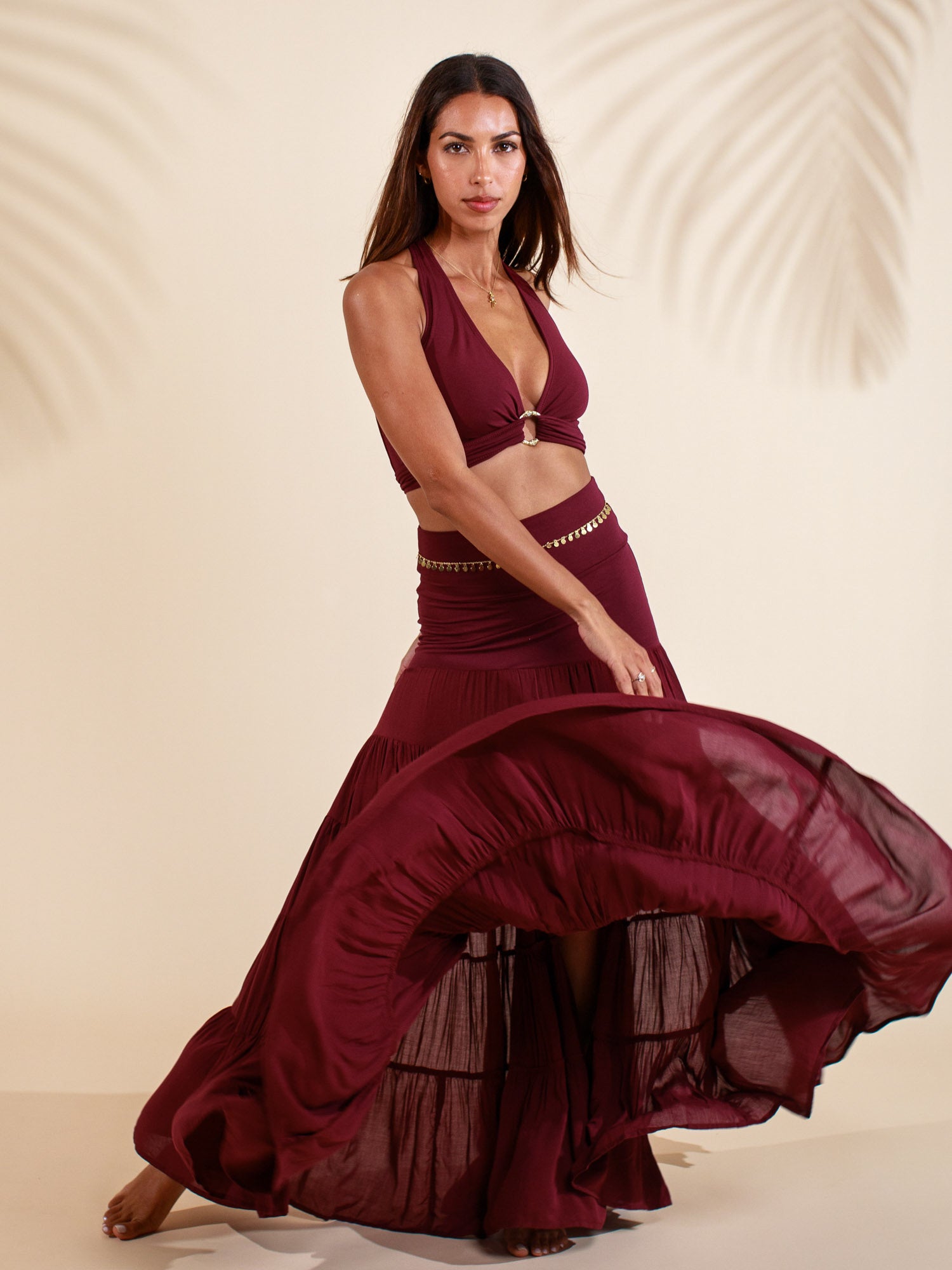 Esme Skirt - Cherry Stone