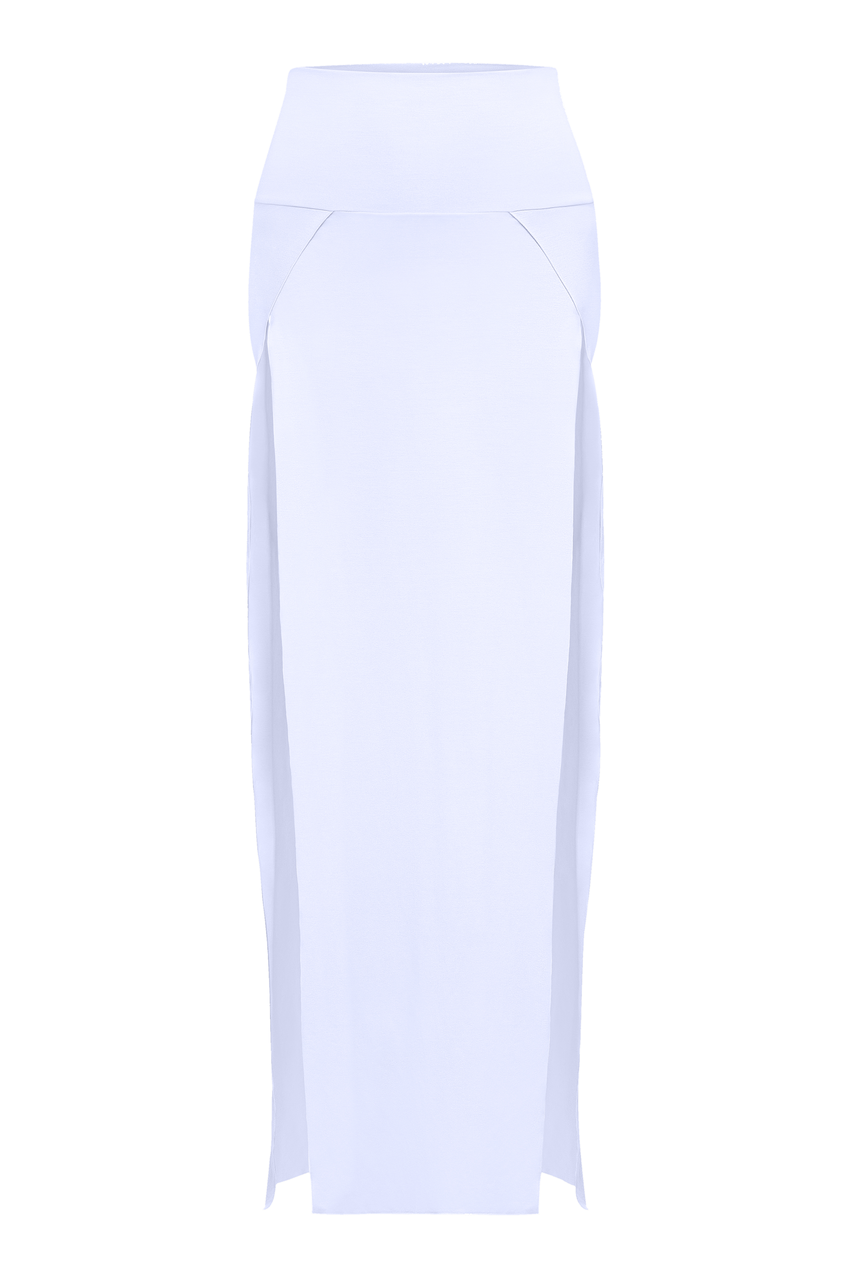 Cleopatra Slit Skirt - White Quartz