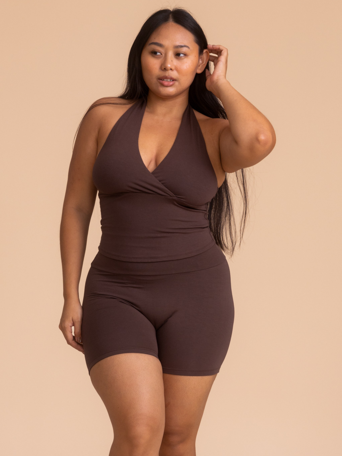 Long Serpent Top  - Cacao