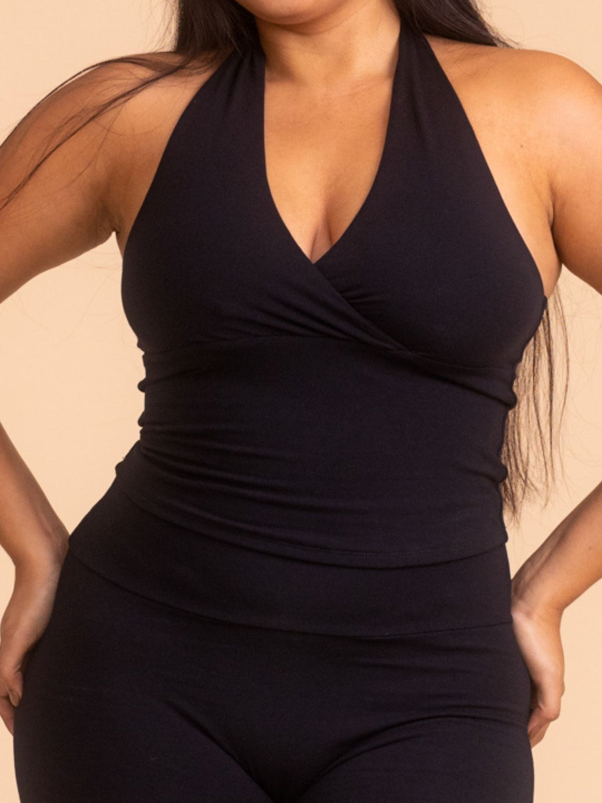 Long Serpent Top  - Black Onyx