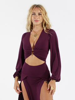 Nyla Top (5-Way) - Amethyst Purple