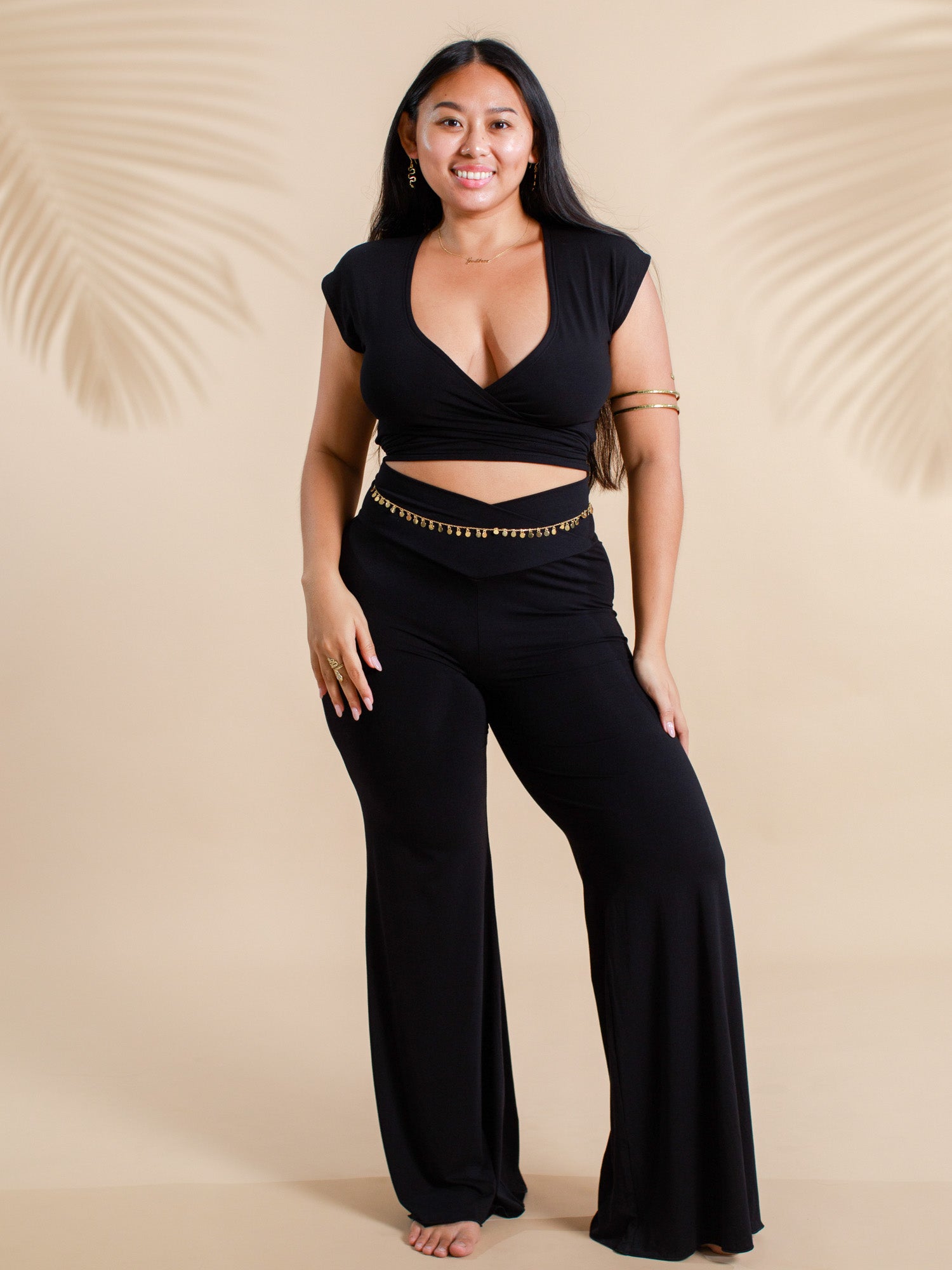 Freya Flare Pant | Soft, Stretchy, and Sexy Bamboo Viscose | Royal