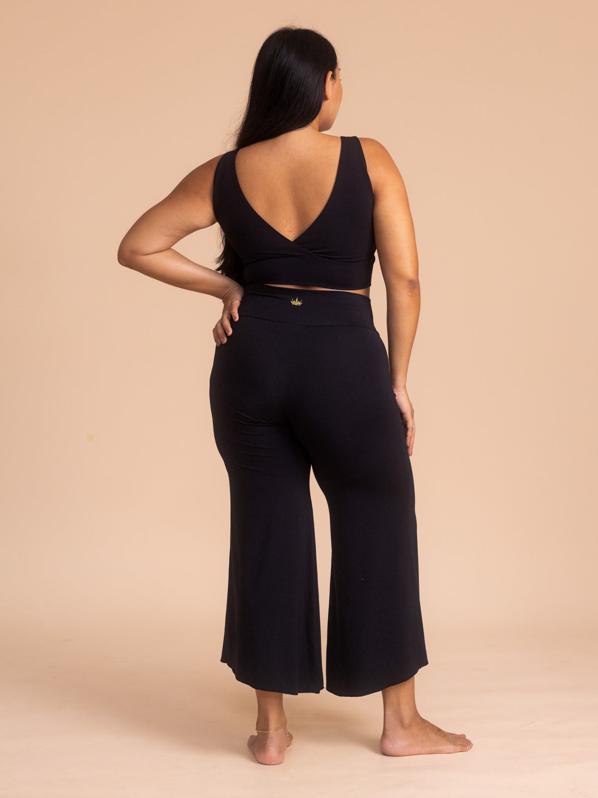 Alora Flare Pant - Black Onyx