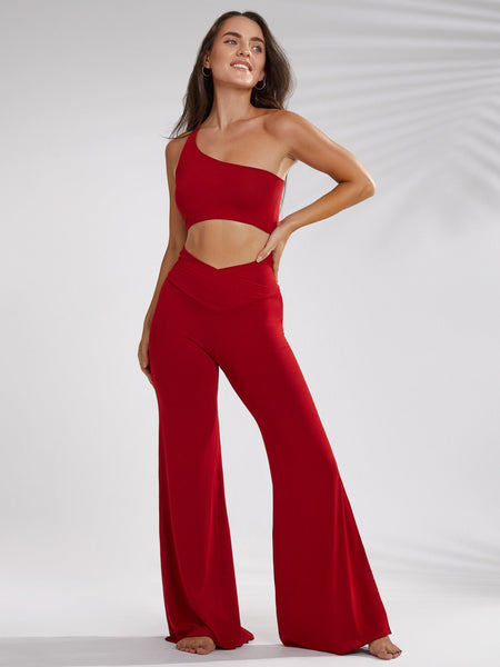 Frey フレイ　SATIN WATER PANTS(サテンウォーターパンツ) Freya Flare Pant | Soft, Stretchy, and Sexy Bamboo Viscose