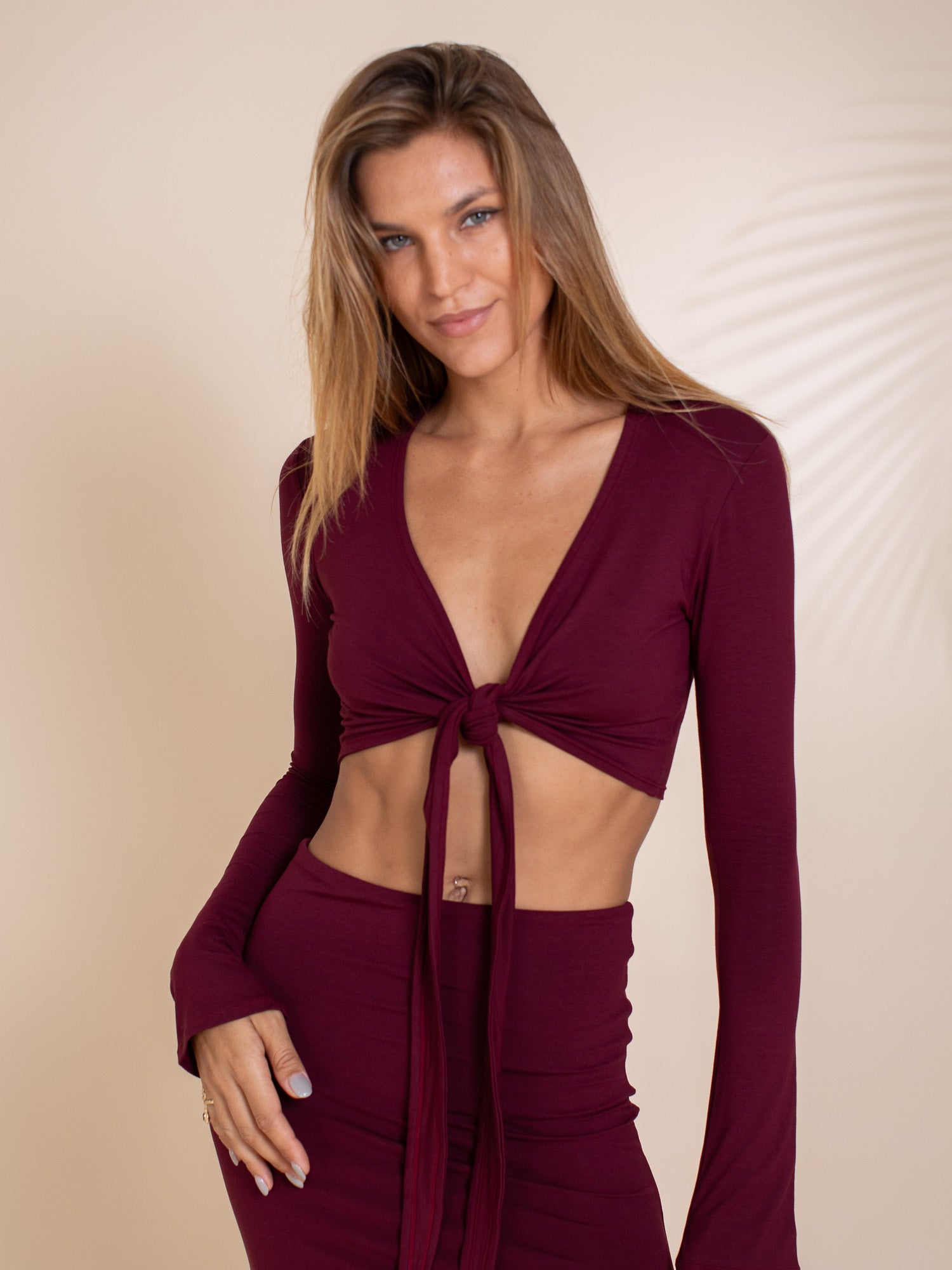 4-Way Juliette Top - Cherry Stone