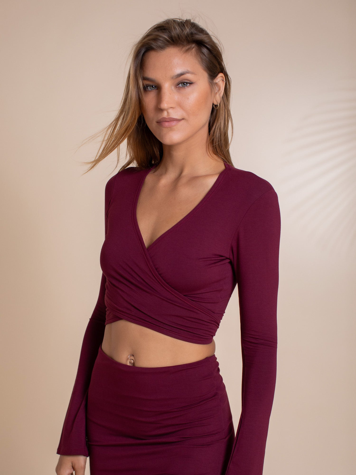 4-Way Juliette Top - Cherry Stone