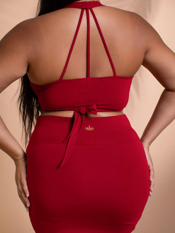 Demi Skort - Crimson Red