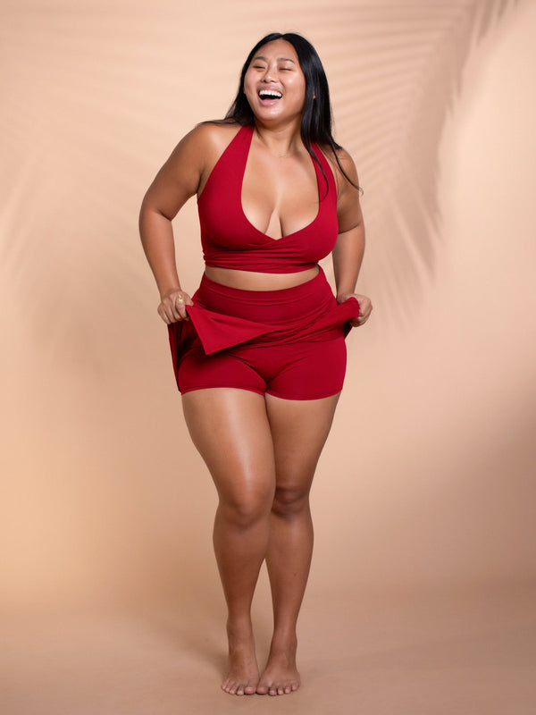 Demi Skort - Crimson Red