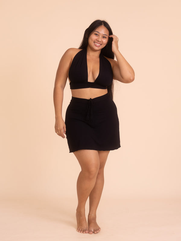 Diana Mini Skort - Black Onyx