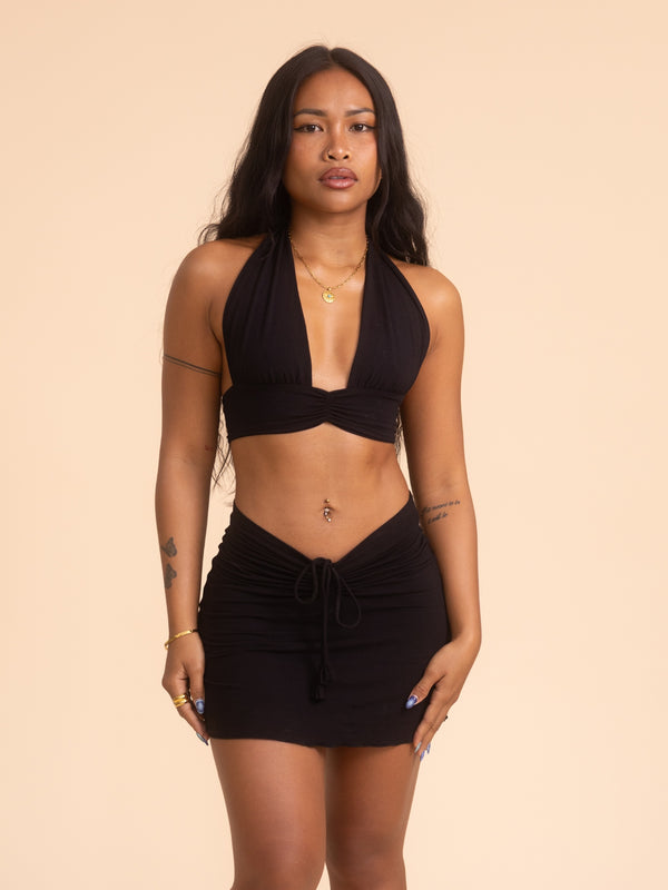 Diana Mini Skort - Black Onyx