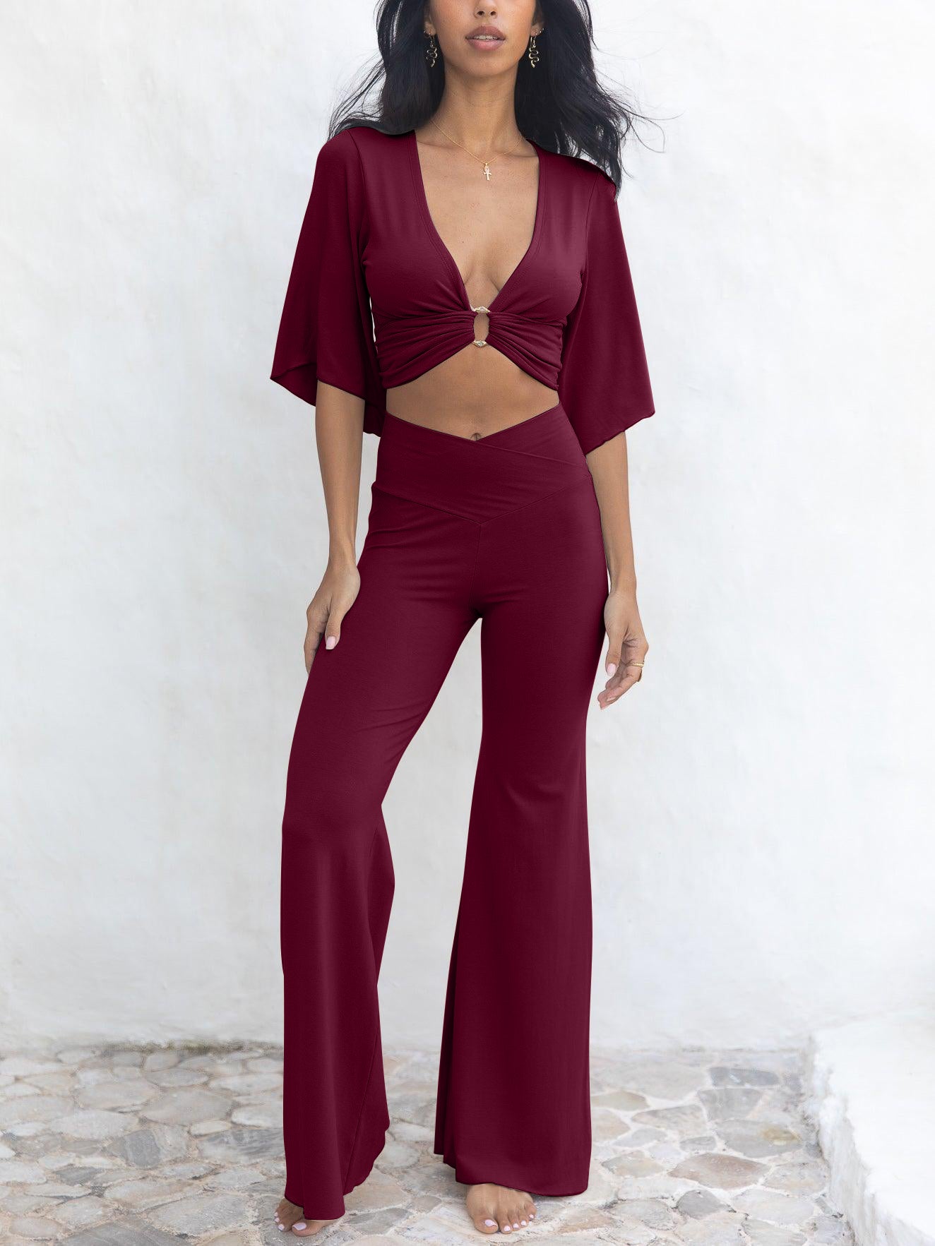 Freya Flare Pant | Soft, Stretchy, and Sexy Plant Viscose