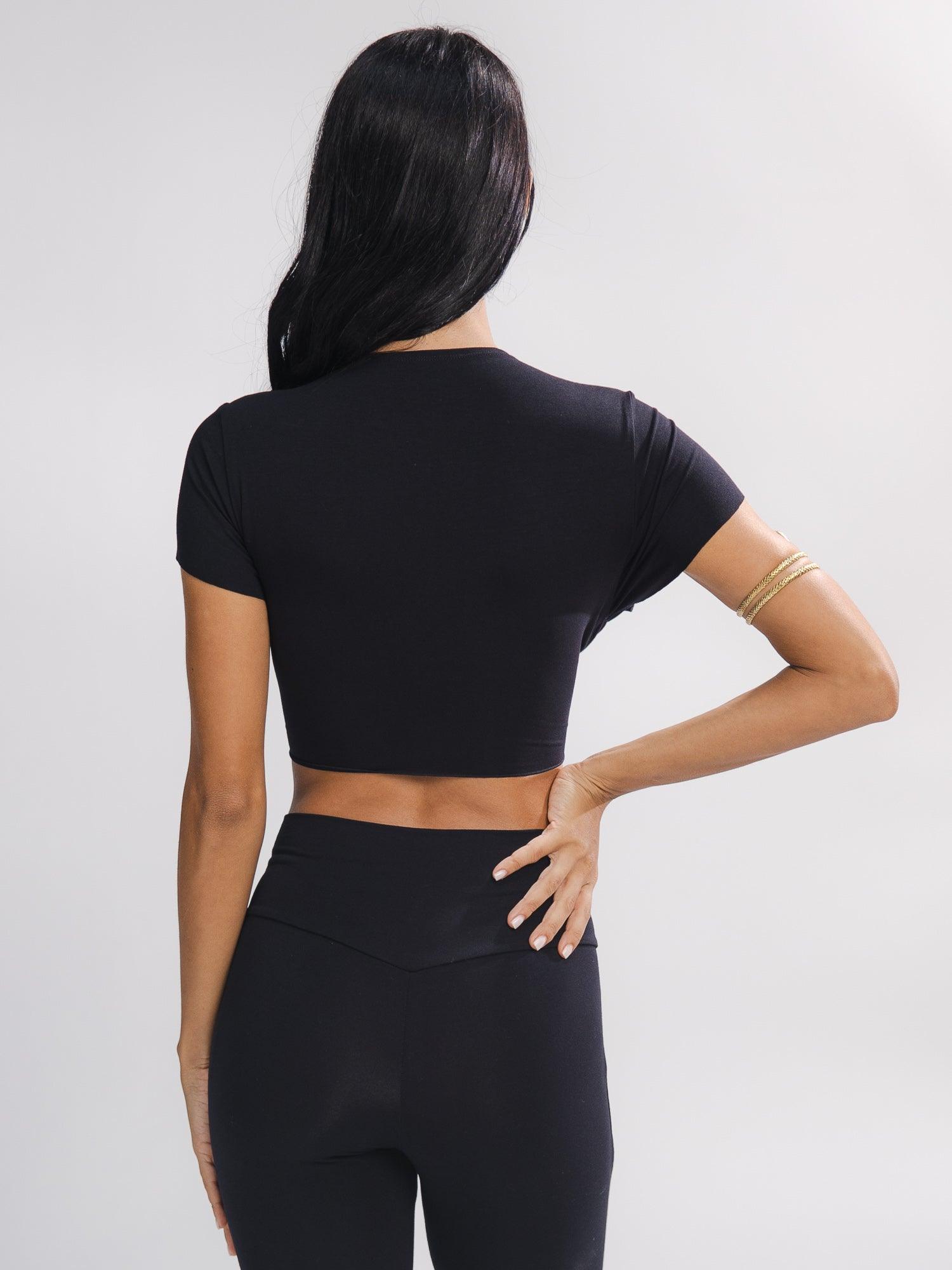 Lily Top | Ultra-Flattering Bamboo Jersey Flutter Sleeve Tee
