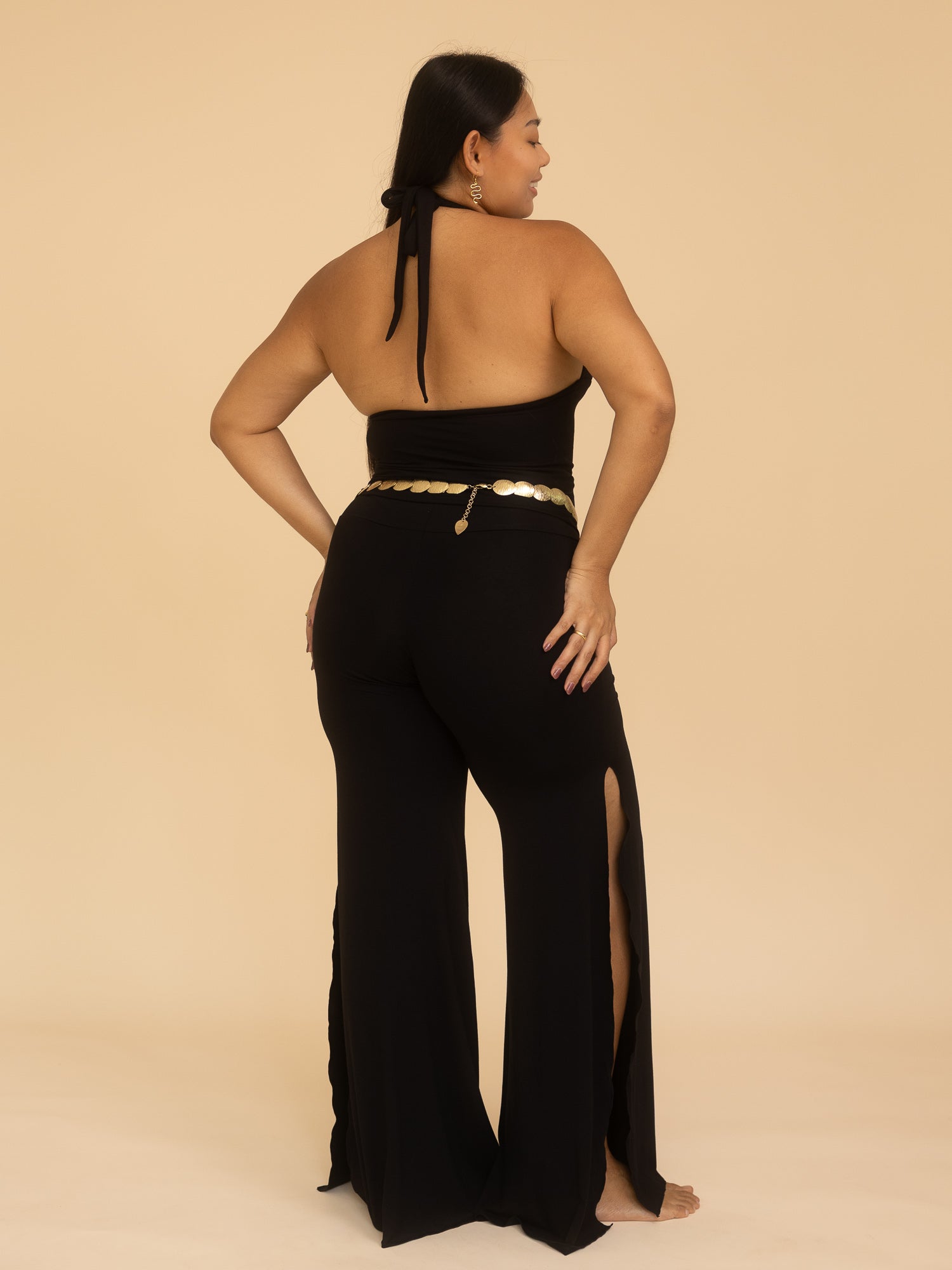 Long Celeste Top - Black Onyx