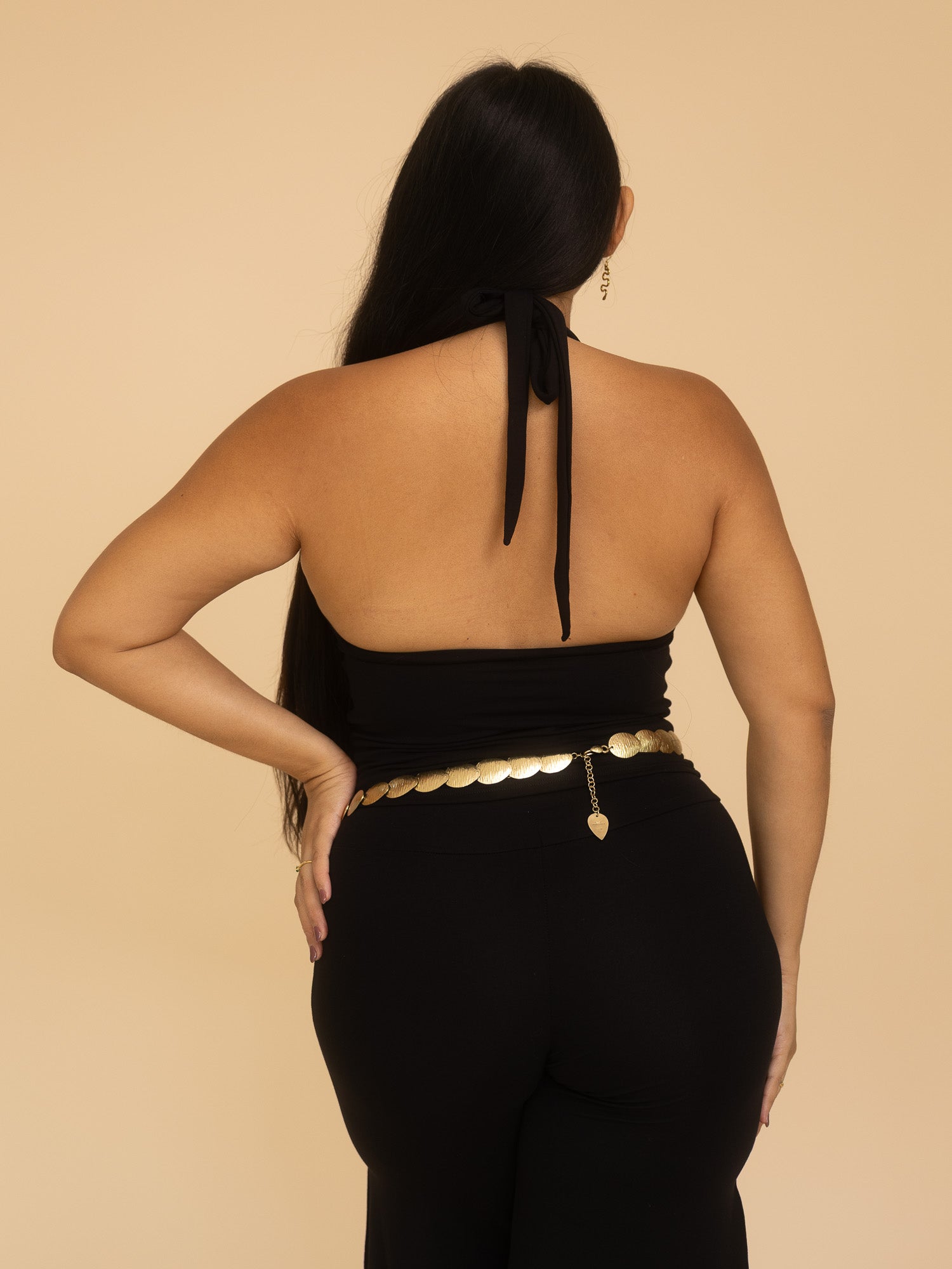 Long Celeste Top - Black Onyx