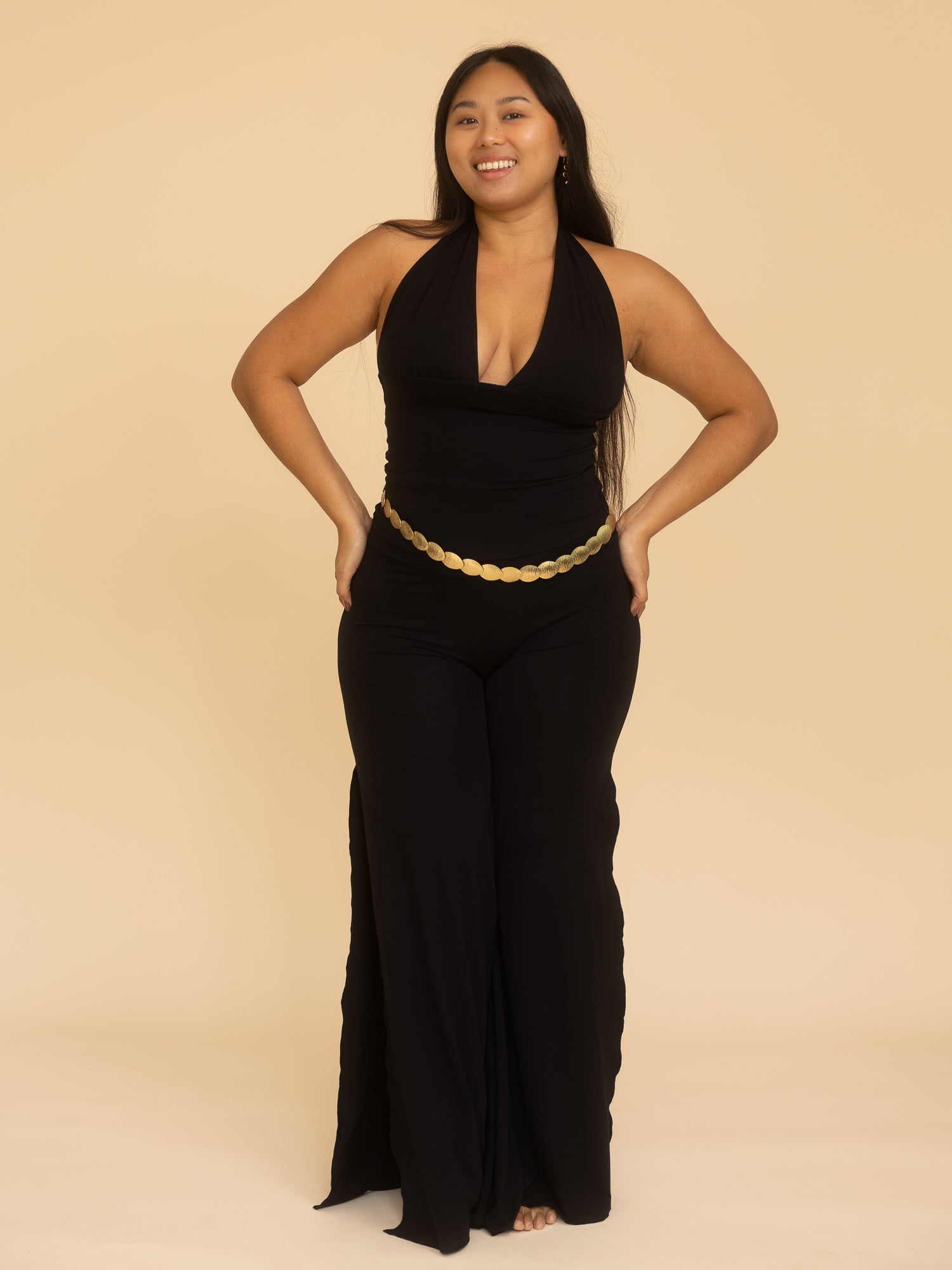Long Celeste Top - Black Onyx