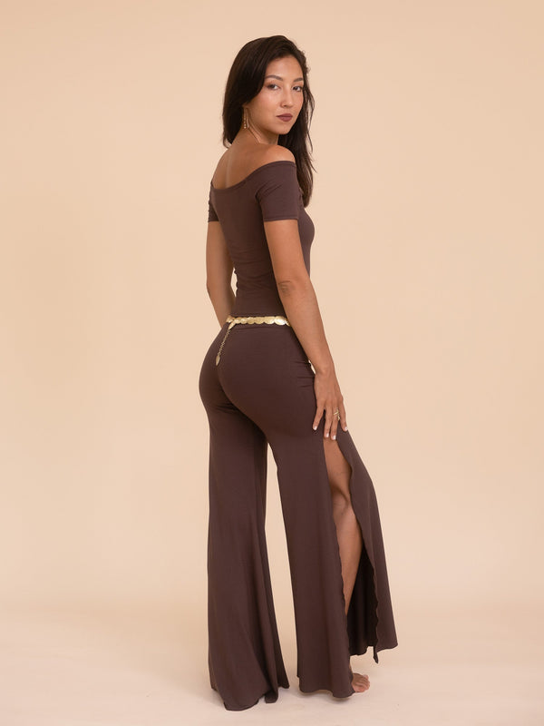 Long Savaya Top - Cacao