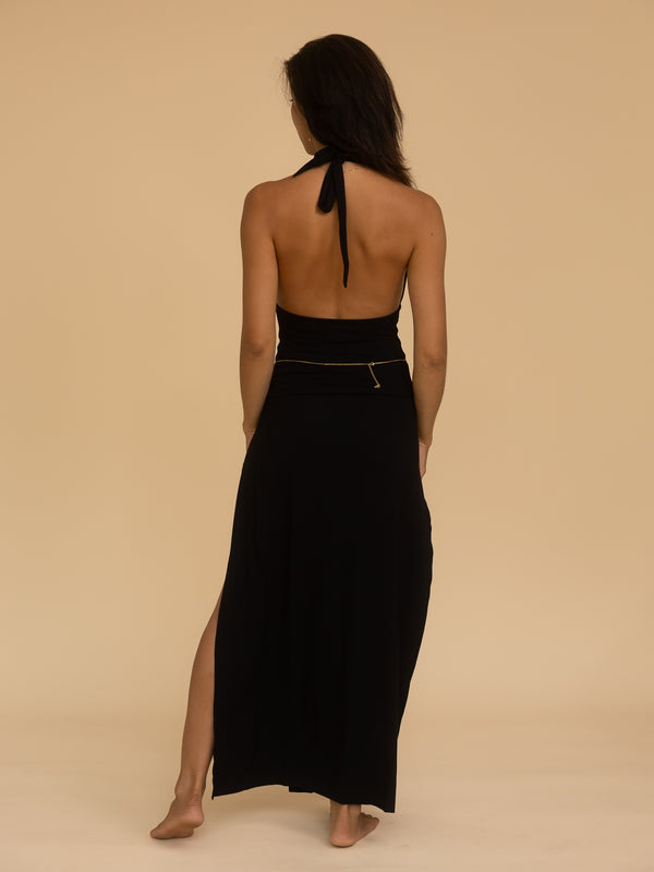 Long Celeste Top - Black Onyx