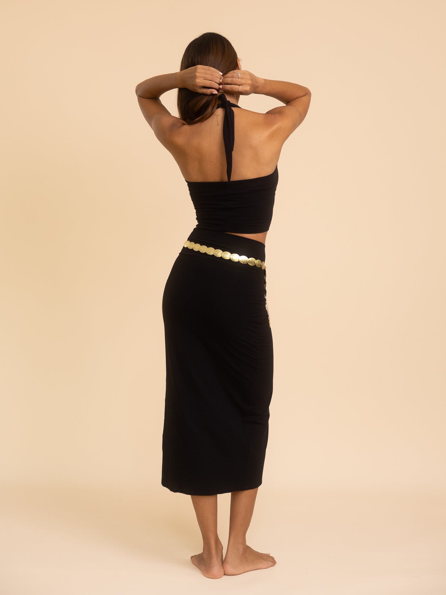 Rhea Skirt - Black Onyx