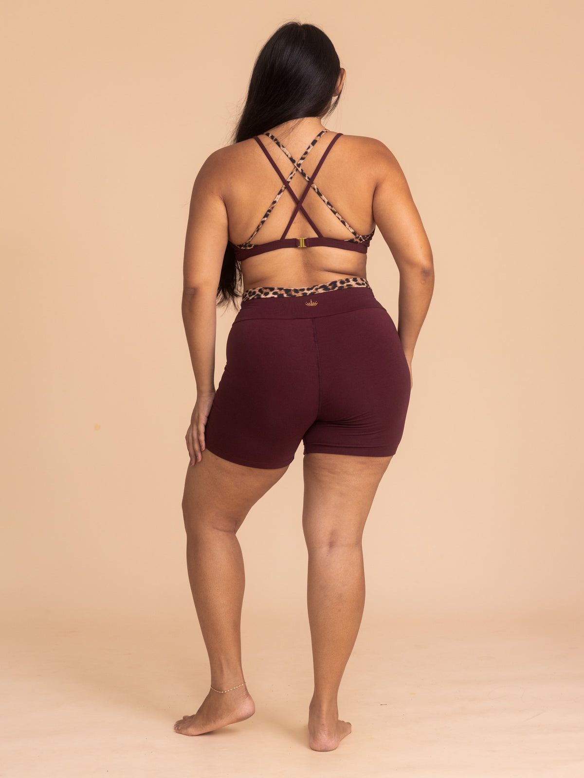 Nova Short - Cherry Stone/Leopard
