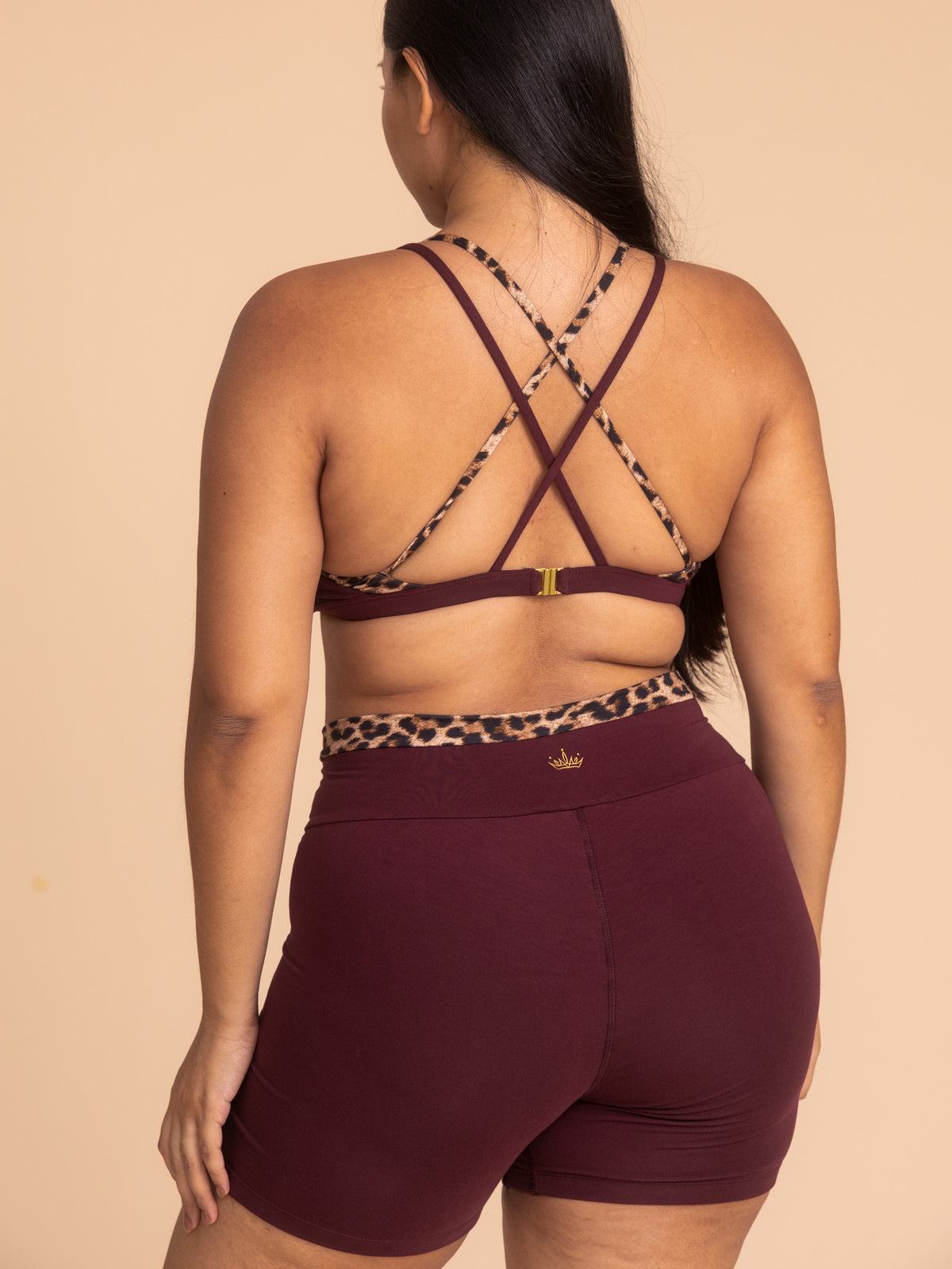 Nova Short - Cherry Stone/Leopard