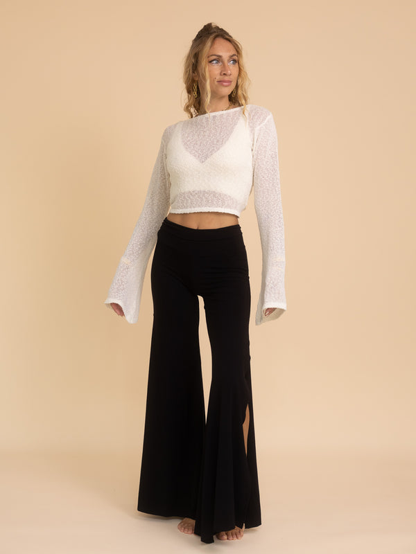 Olivia Knit Top (4-Way) - Ivory