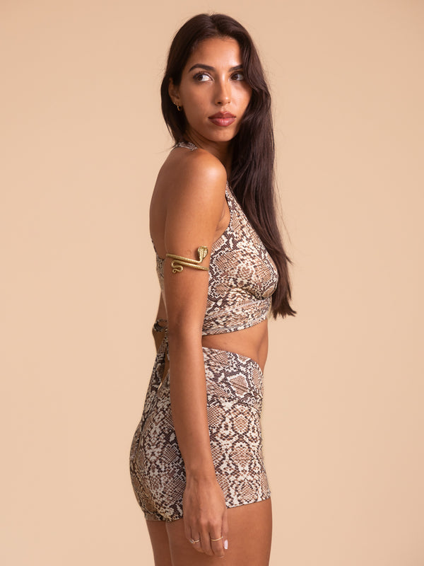 Serpent + Venus Set - Organic Snake Print