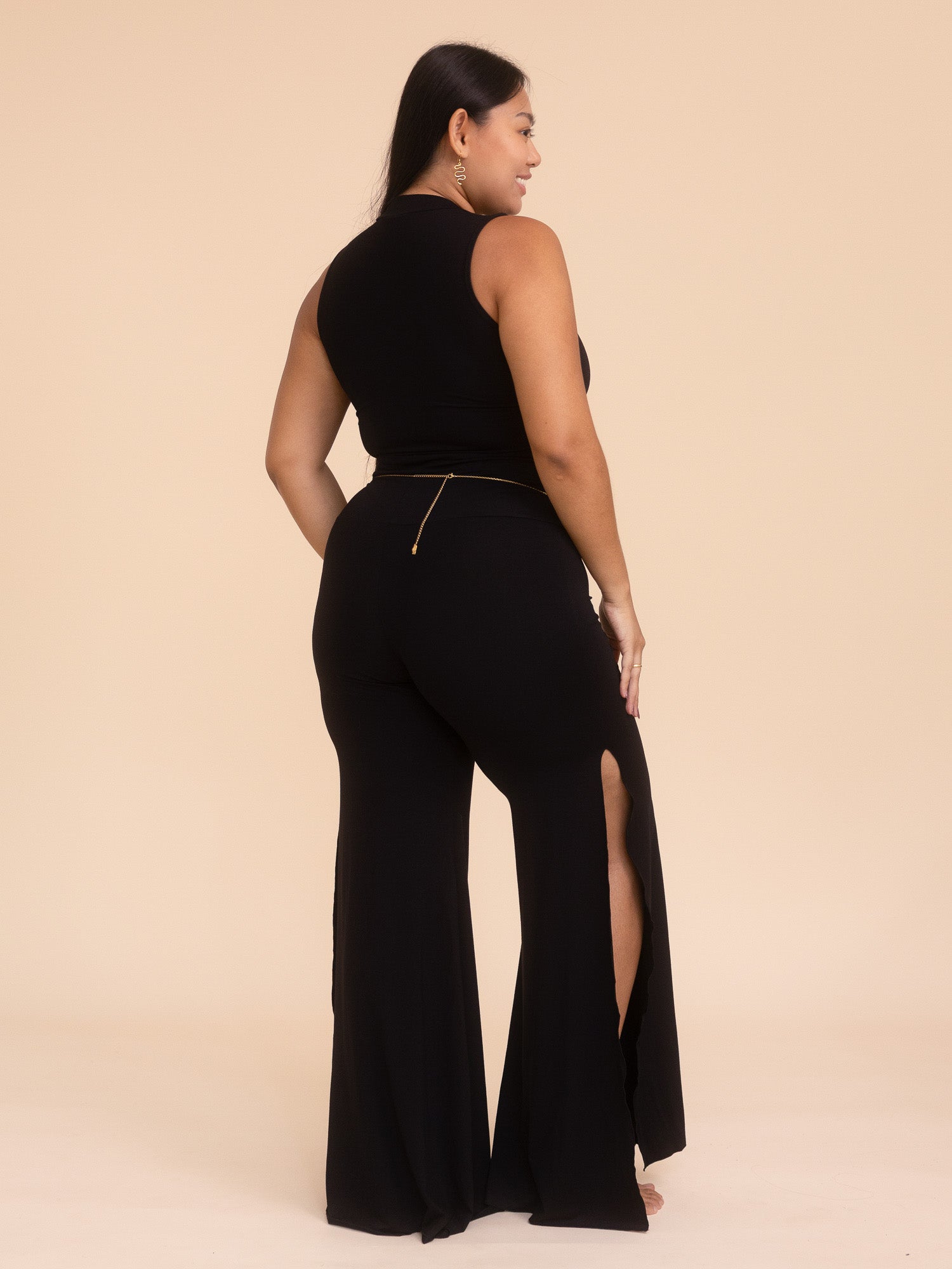 Sleeveless Sekhmet Top - Black Onyx
