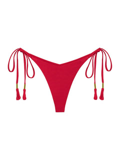 Calypso Bikini Bottom - Crimson Rose