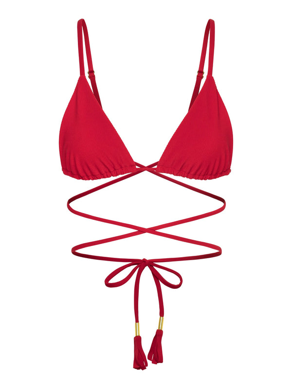 Calypso Bikini Set -  Crimson Rose