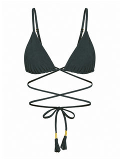Calypso Bikini Top- Forest Jade