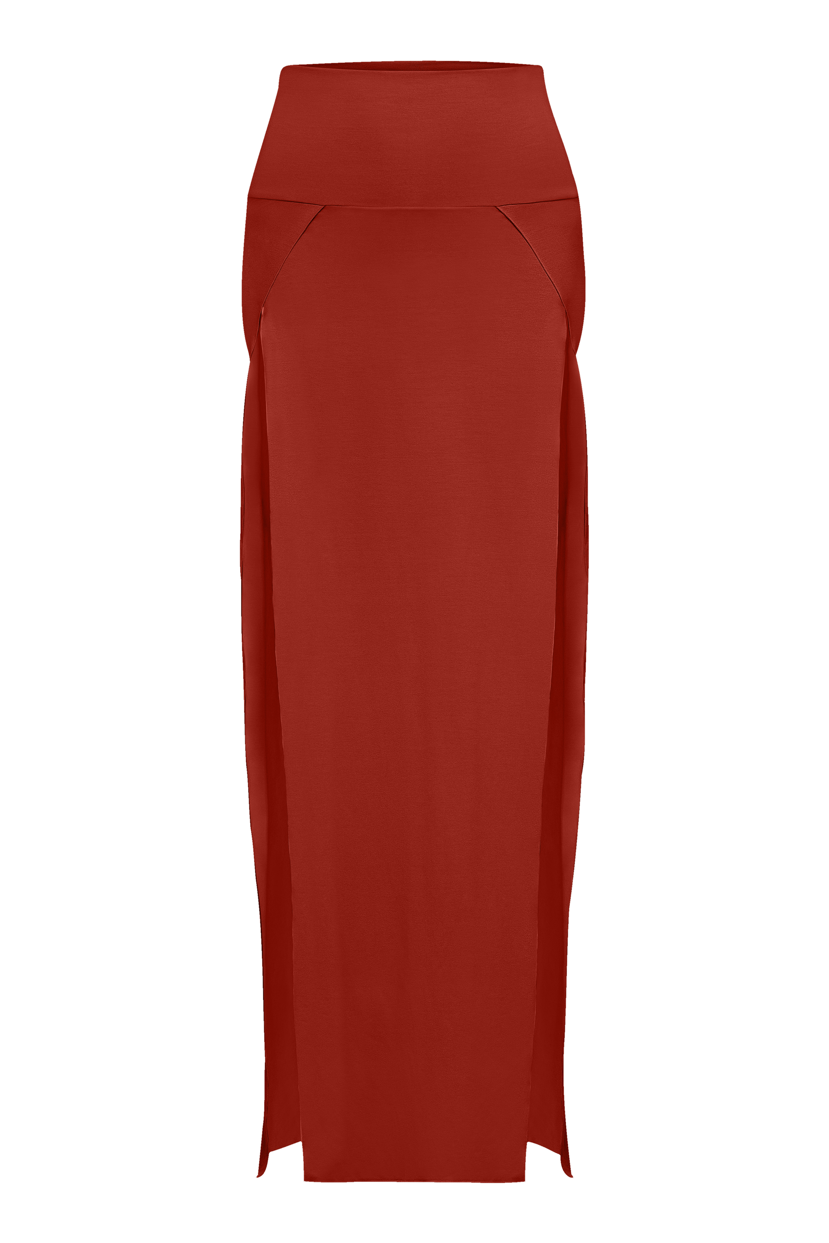 Cleopatra Slit Skirt - Carnelian