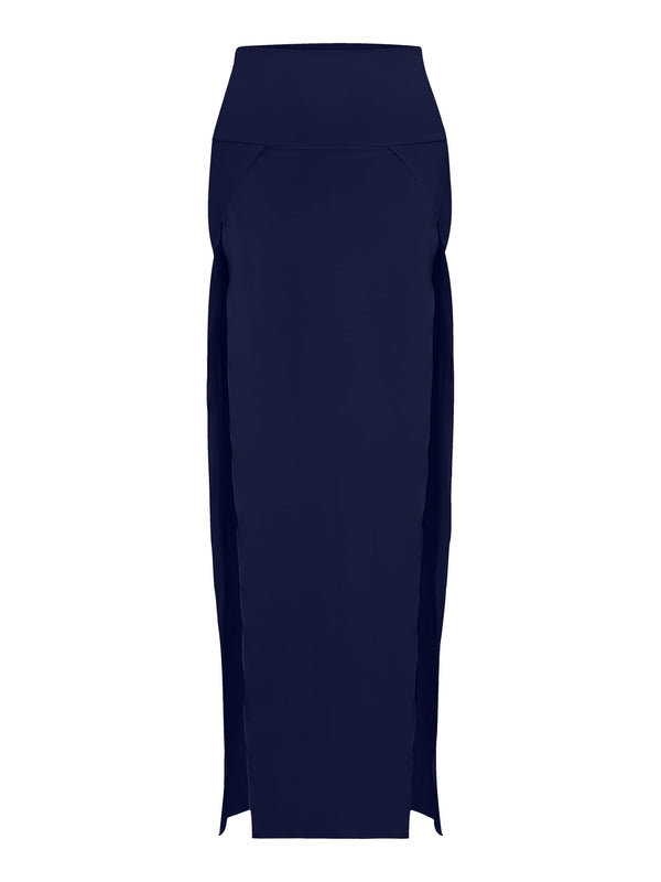 Cleopatra Slit Skirt - Midnight Blue