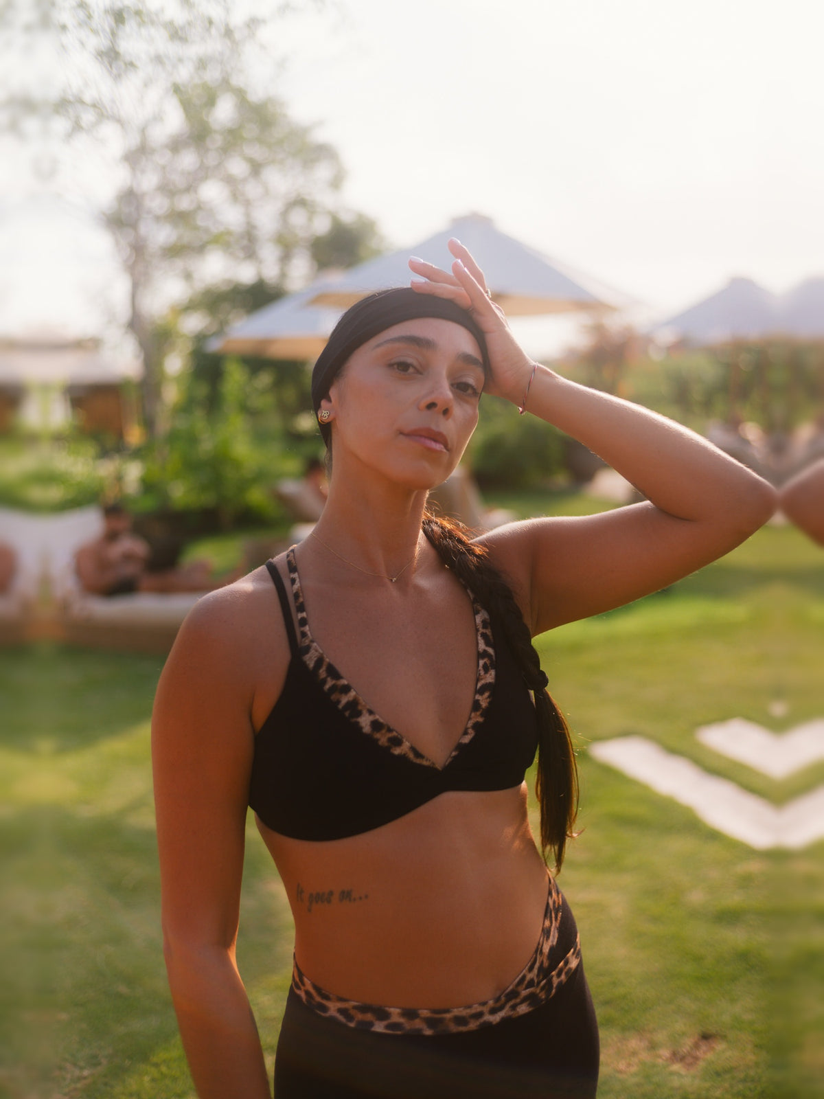 Nova Top - Black Onyx / Leopard