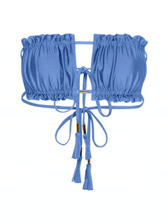 Penelope Bikini Top (4-Way) - Periwinkle